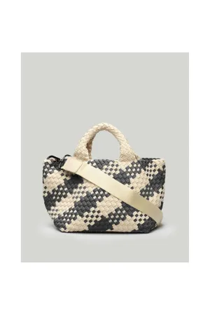 NAGHEDI St. Barth's Small Tote Plaid Bag SN0140A | Corsica