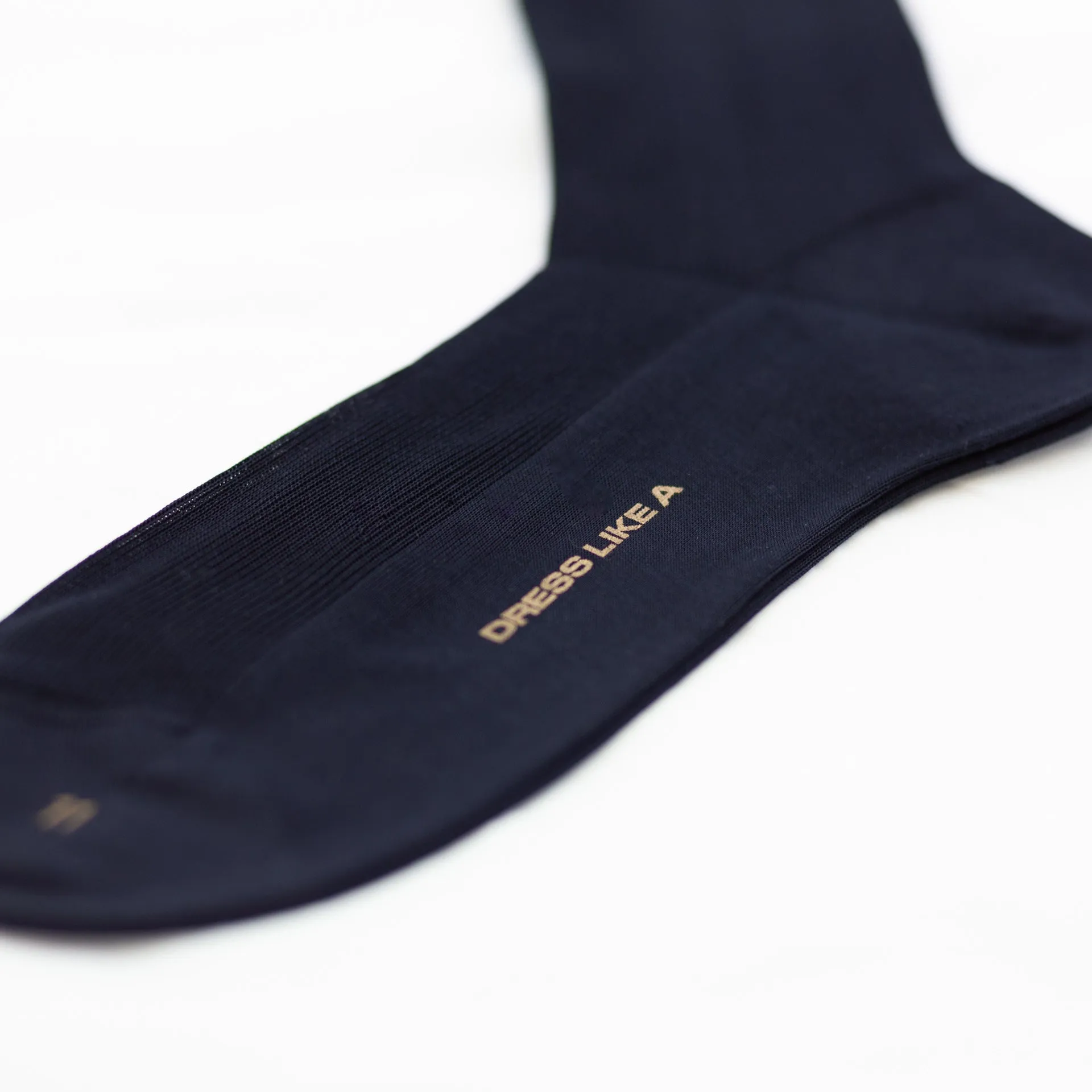 Navy blue cotton socks