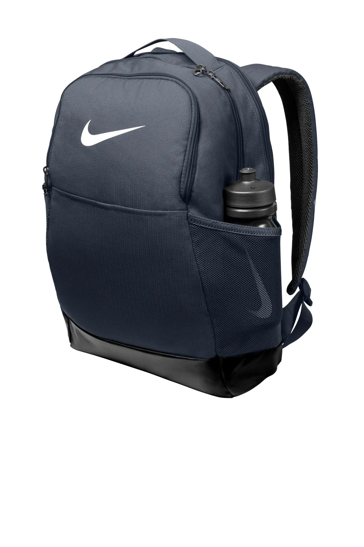 Nike Brasilia Medium Branded Backpacks, Midnight Navy