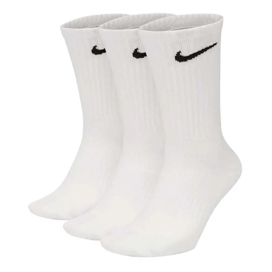 Nike Everyday Lightweight Crew Sock 3-Pack White