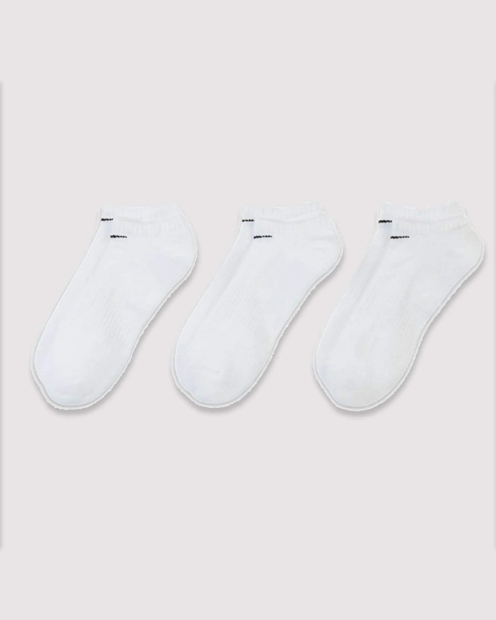 NO-SHOW SOCKS "WHITE" (3 PACK)