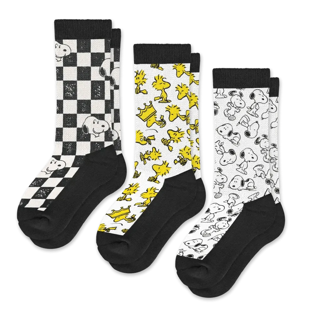 Original Peanuts EasyStretch™ Diabetic Socks Bundle 3-Pack