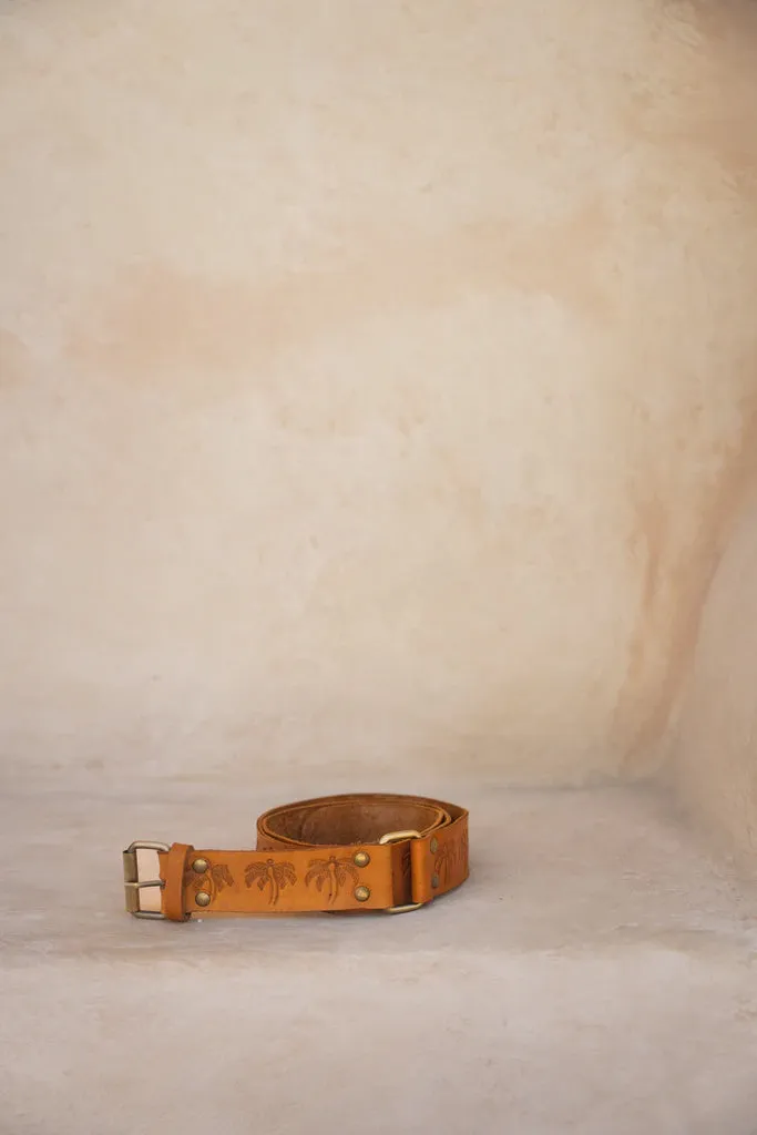 Palms Belt - Vintage Tan