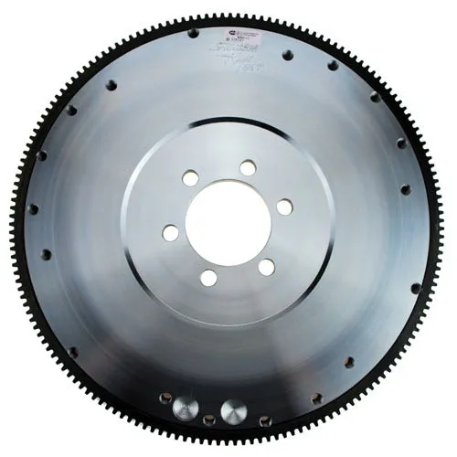 Ram Flywheel - 166 Tooth - 35 lb. - SFI 1.1 - Steel - Natural - Internal Balance - Pontiac V8