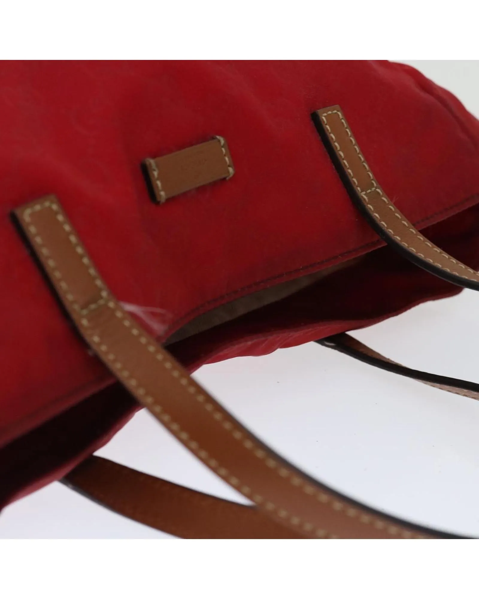 Red GG Canvas Tote Bag - Italian Made Tote for Women