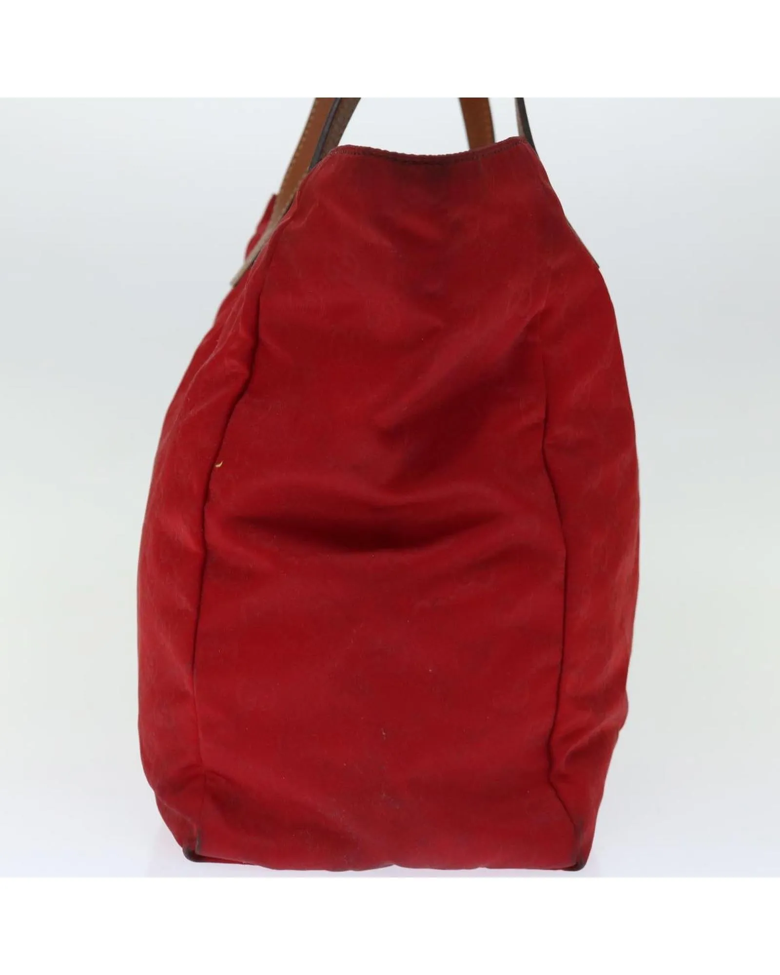 Red GG Canvas Tote Bag - Italian Made Tote for Women