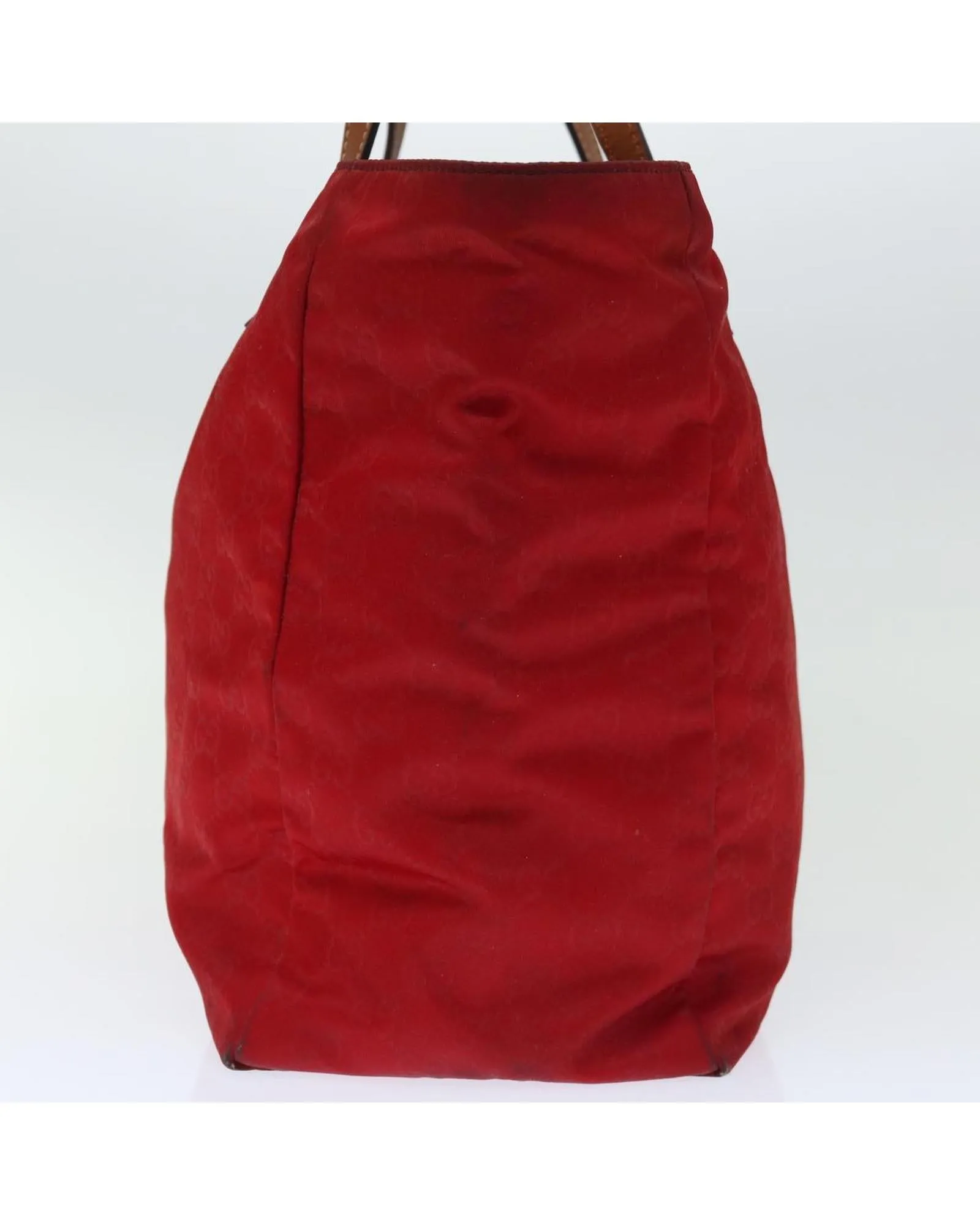 Red GG Canvas Tote Bag - Italian Made Tote for Women