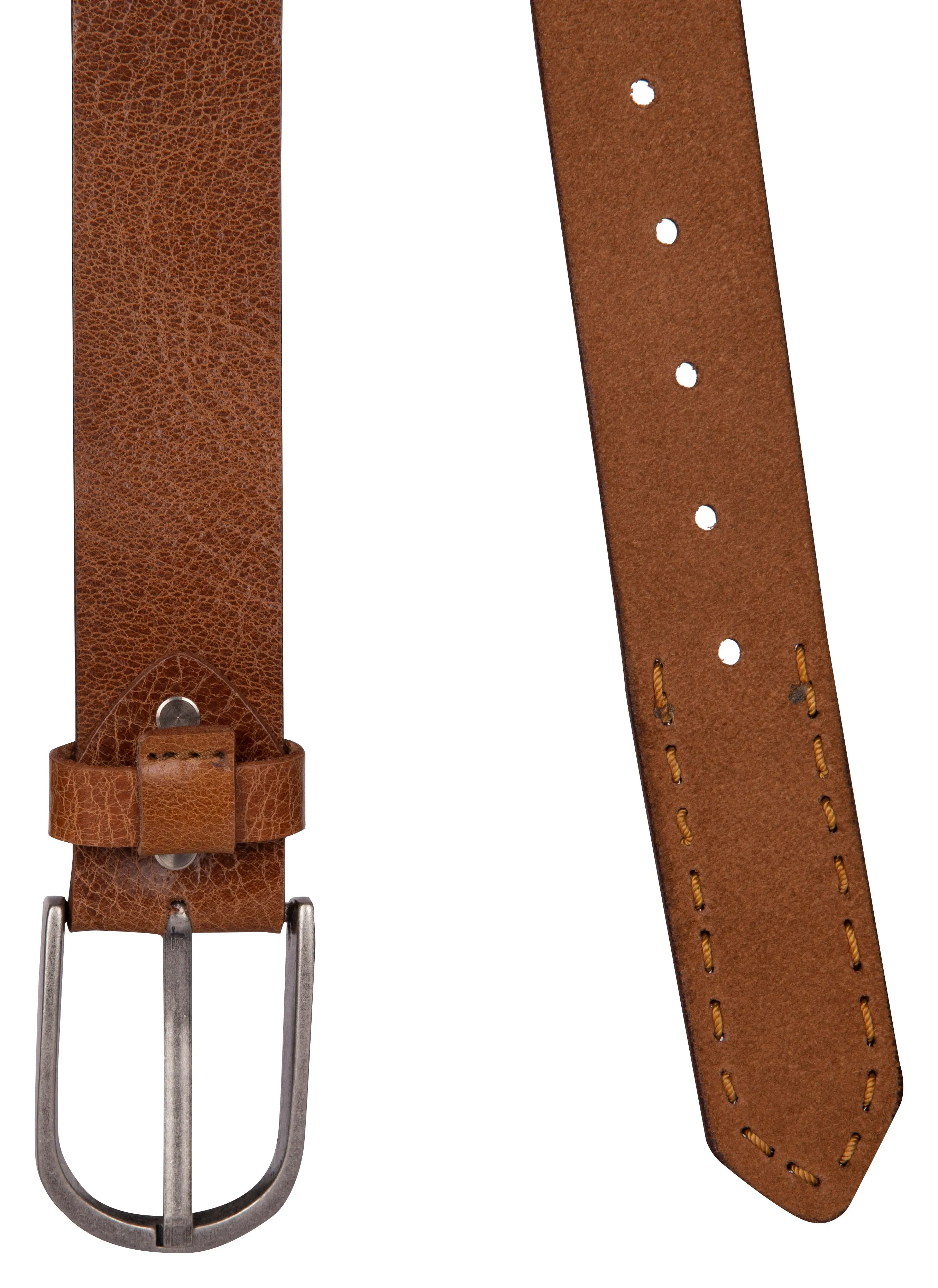 RL Crackle Hand stitch Casual Leather Belt