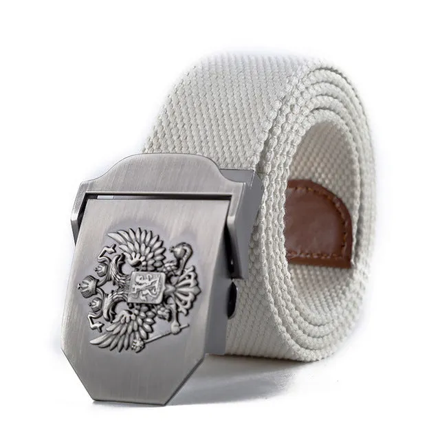 Russian National Emblem Canvas Tactical Belt