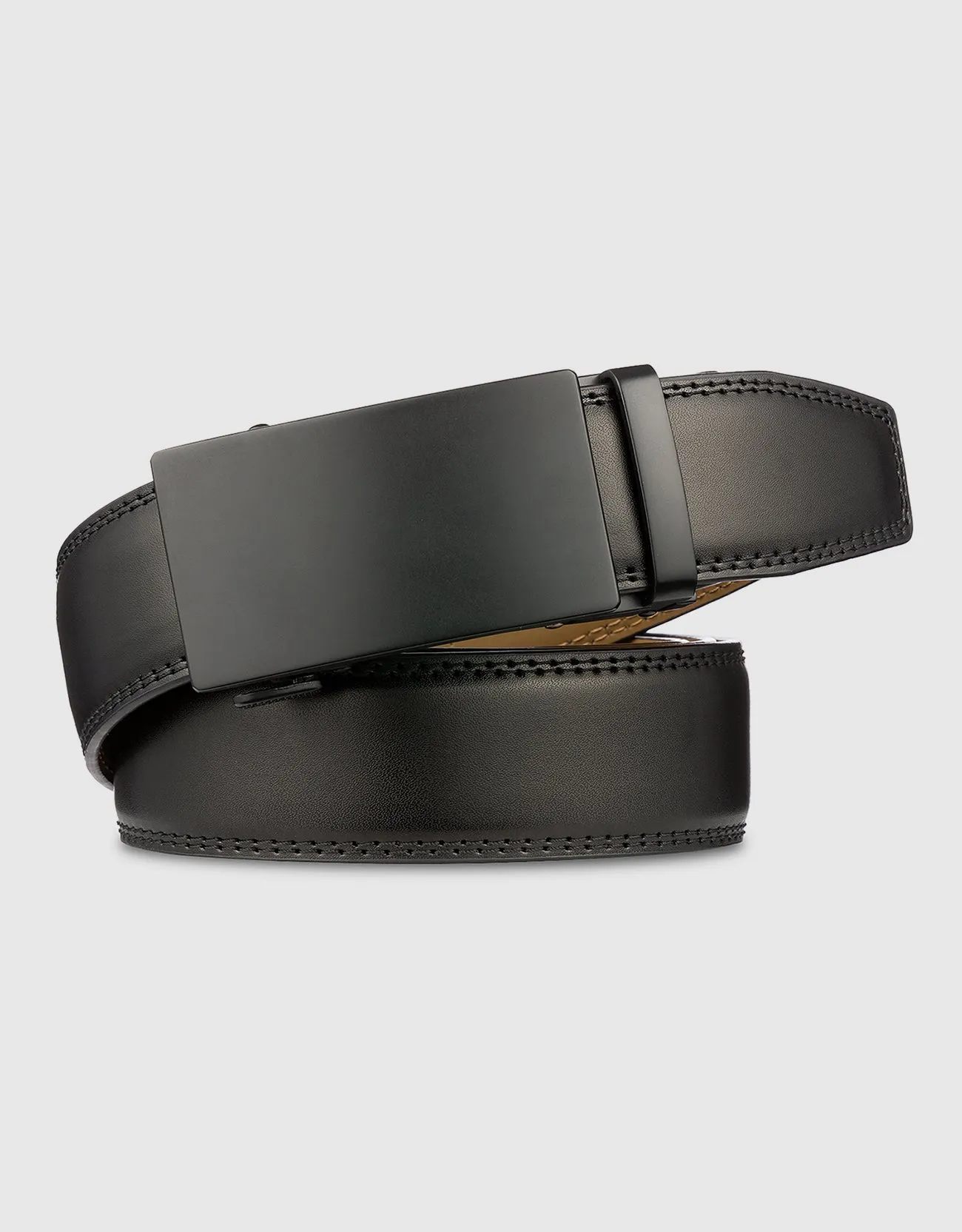 Sleek Luster Ratchet Belt