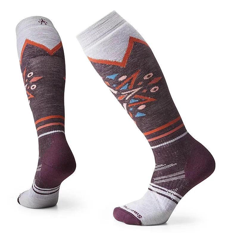 Smartwool | Ski | Full Cushion Over the Calf Socks | Women's | Mountain Snowflake Print