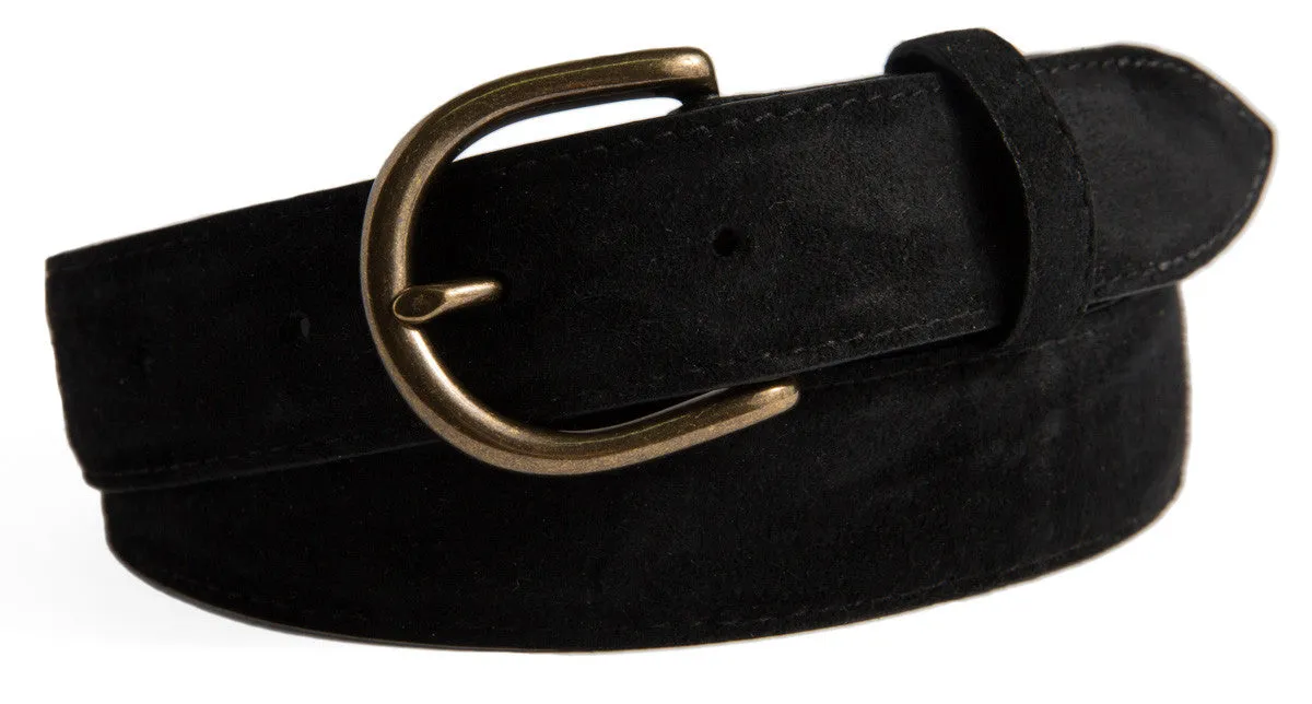 Soho Belt, (1.25") Antiqued Brass Buckle