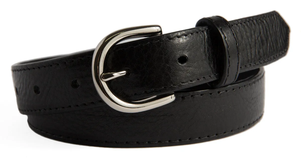 Soho Belt, (1") Shiny Silver Buckle