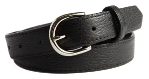 Soho Belt, (1") Shiny Silver Buckle