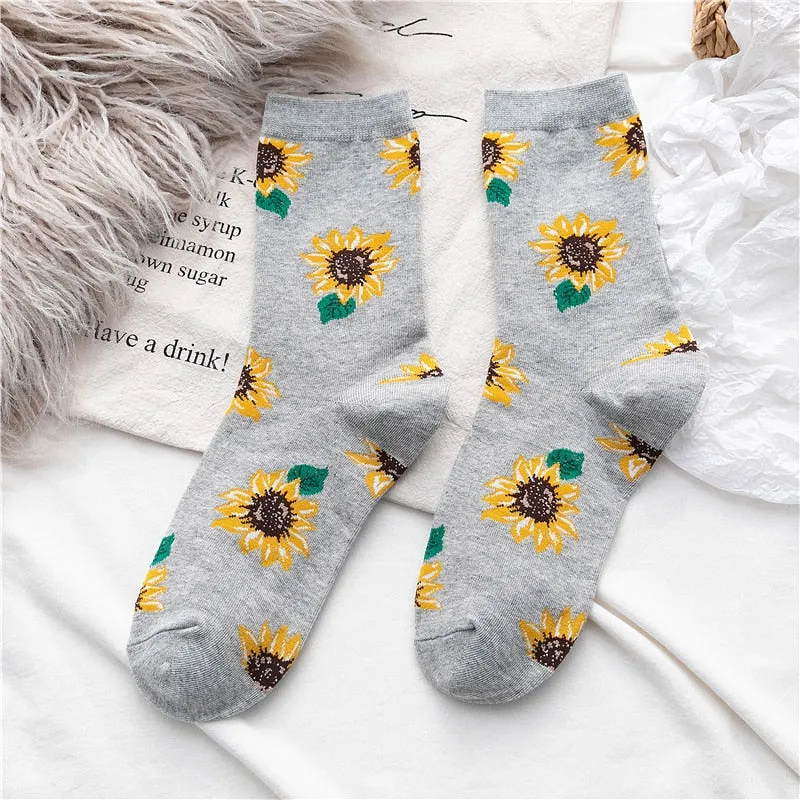 Sunflower Cotton Long Socks