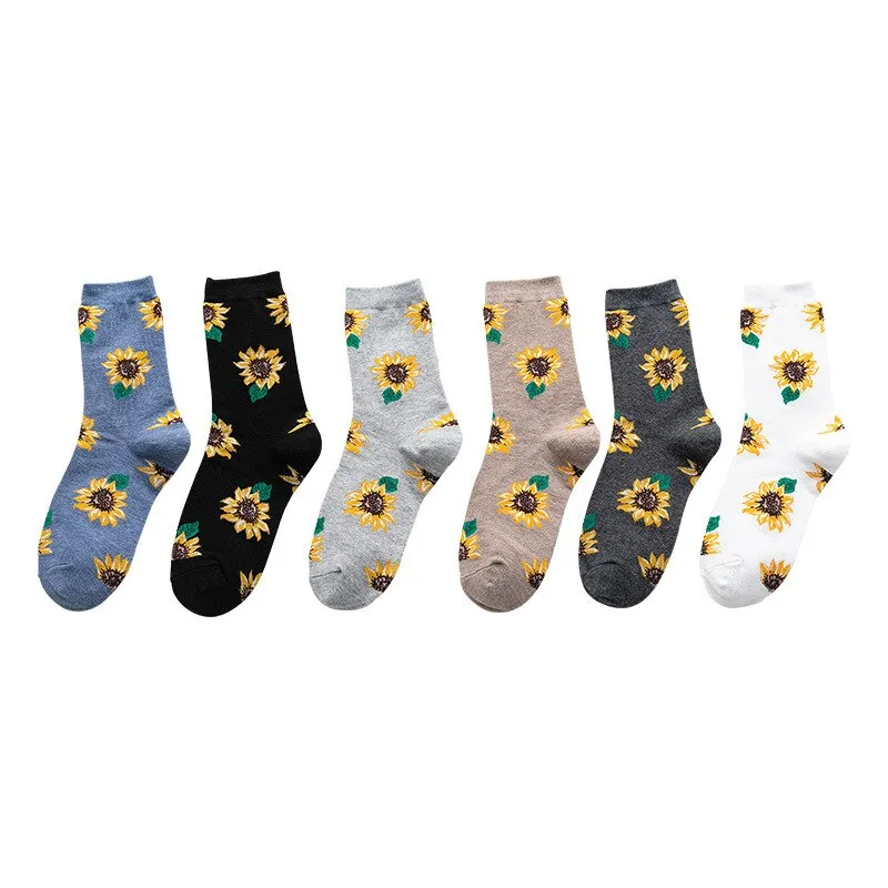 Sunflower Cotton Long Socks