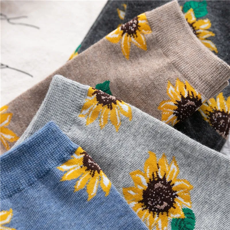 Sunflower Cotton Long Socks