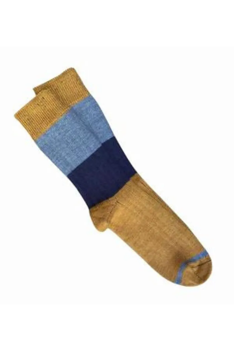 Tightology - Merino Wool Socks - Chunky Rib - Mustard