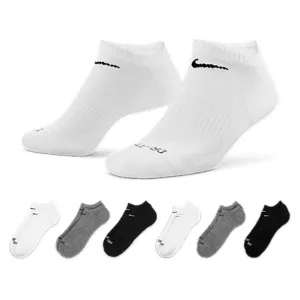 Unisex Everyday Plus Cushion No Show Socks 6 Pack