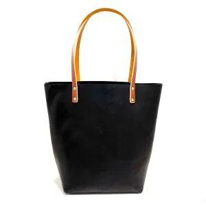 Urban Leather Tote Bag in Black