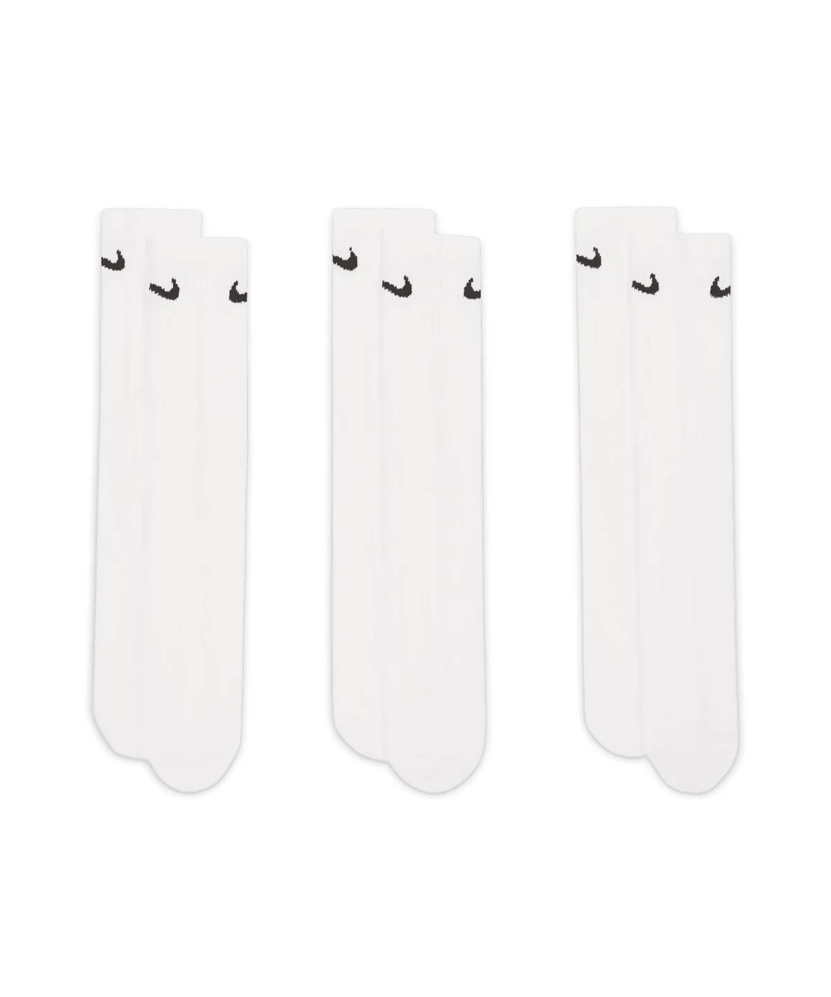 White/Black - Nike everyday crew socks (3 pairs)