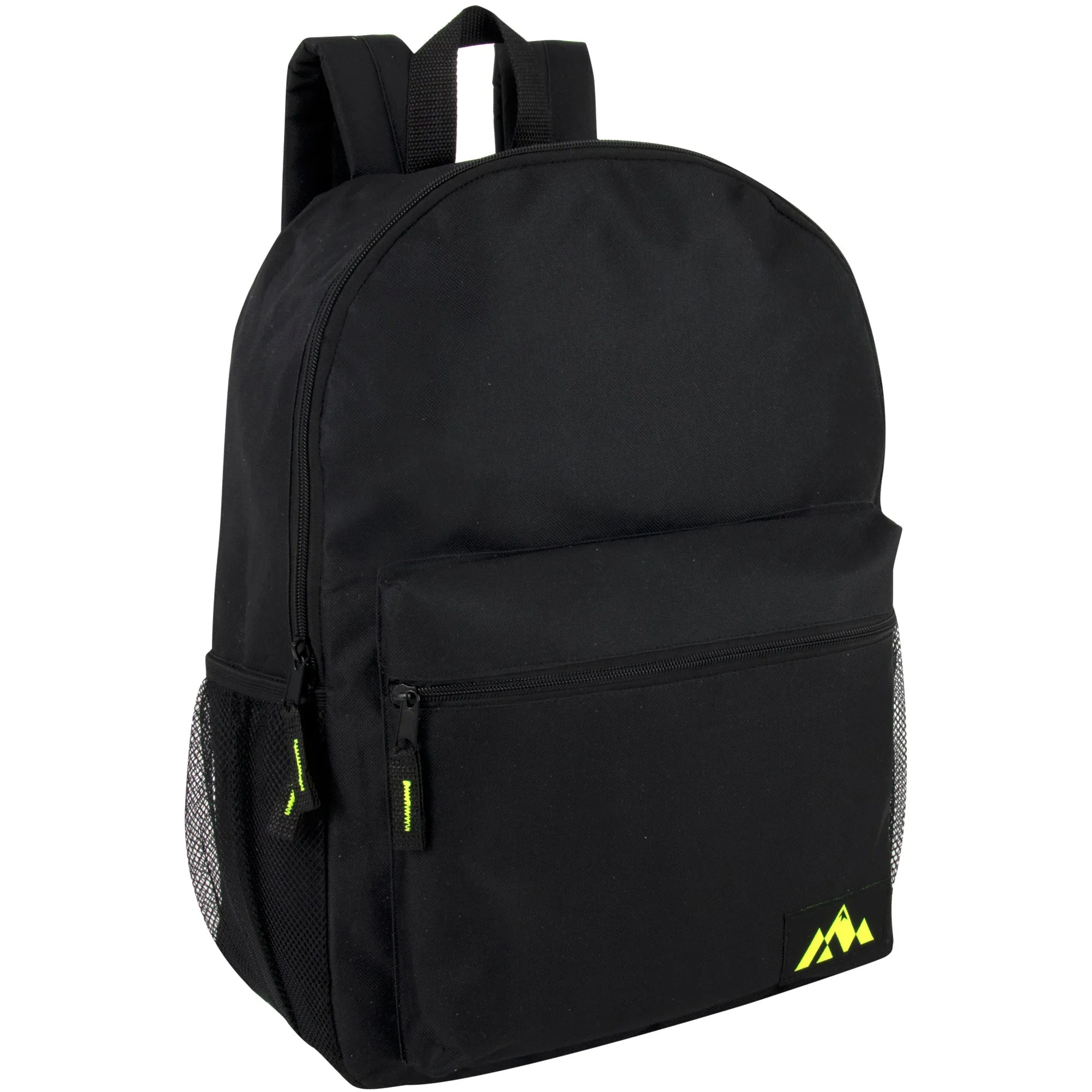 Wholesale 46cm Backpack 25L Capacity With Side Pocket - 5 Dark Colours