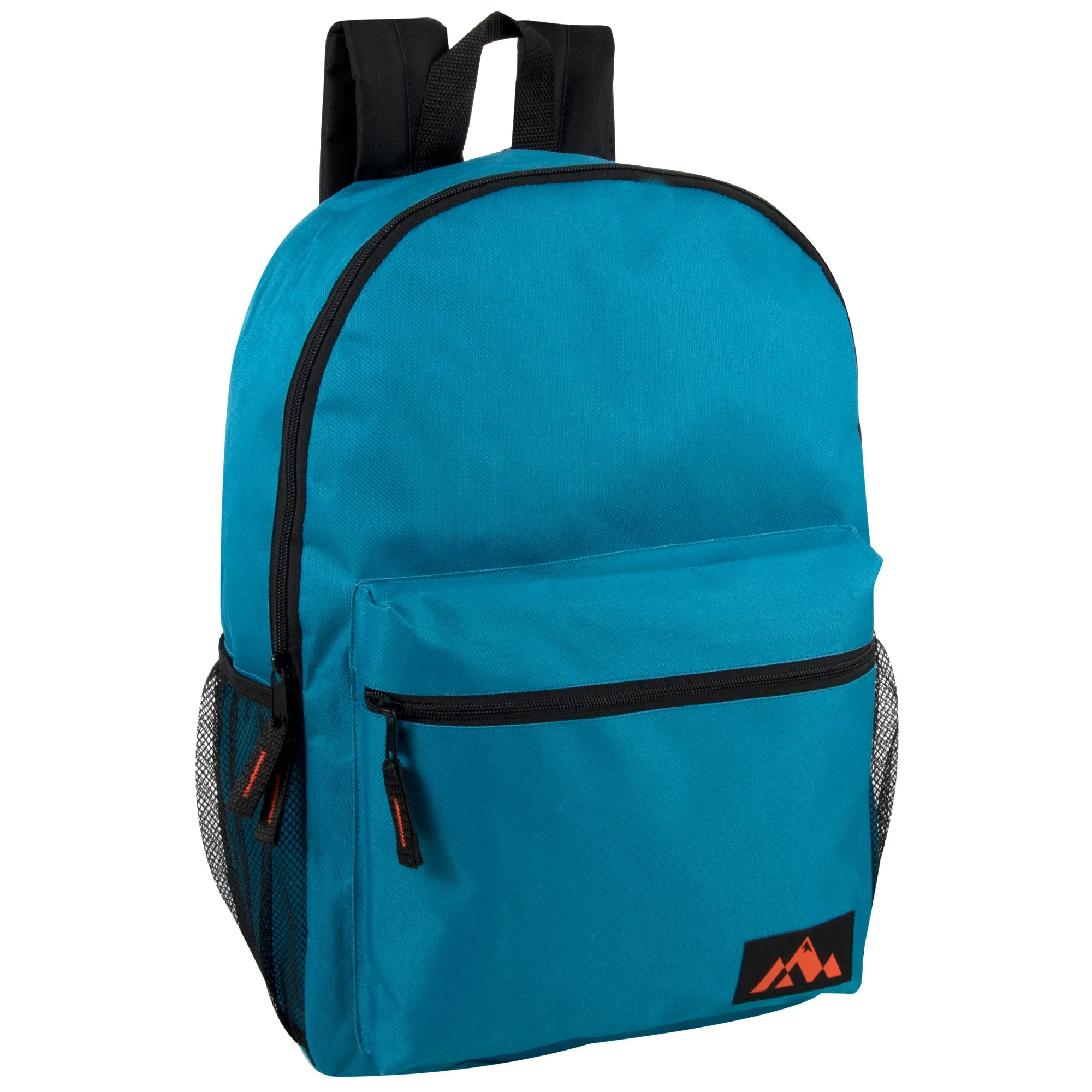 Wholesale 46cm Backpack 25L Capacity With Side Pocket - 5 Dark Colours